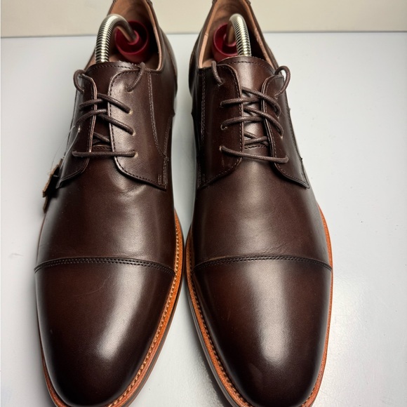 Dark Brown Cap Toe Dress Shoe - Picture 5 of 16